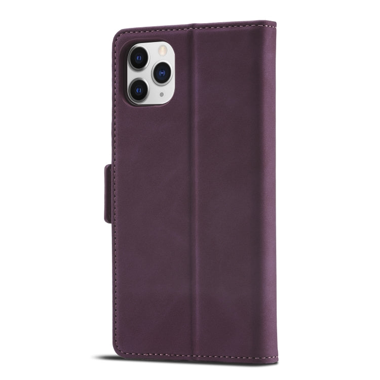 For iPhone 11 Pro Max Forwenw Dual-side Buckle Leather Phone Case (Wine Red) - HoMEdemic™ 