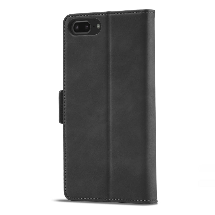 For iPhone SE 2022 / SE 2020 / 8 / 7 Forwenw Dual-side Buckle Leather Phone Case(Black) - HoMEdemic™ 