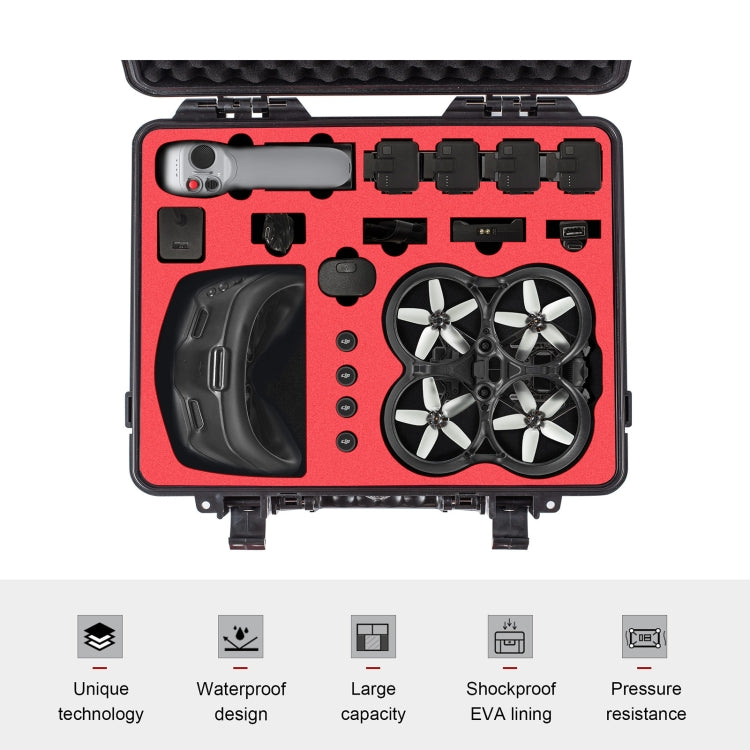 STARTRC ABS Waterproof Shockproof Suitcase Storage Box For DJI Avata / Goggles 2 / / FPV Goggles V2(Black) - HoMEdemic™ 
