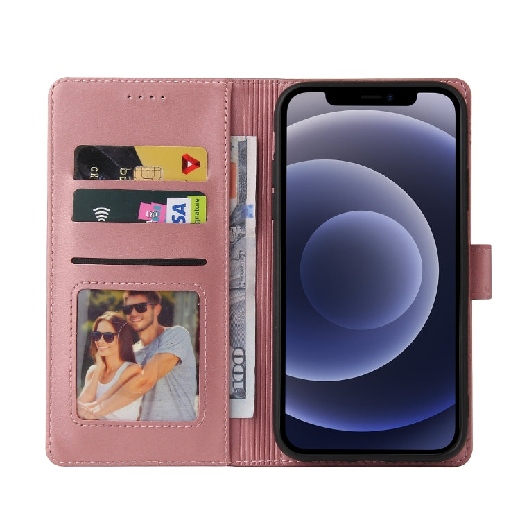 GQUTROBE Skin Feel Magnetic Leather Phone Case For iPhone 12 mini(Rose Gold) - HoMEdemic™ 