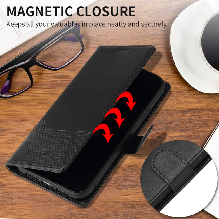 GQUTROBE Skin Feel Magnetic Leather Phone Case For iPhone 12 mini(Black) - HoMEdemic™ 