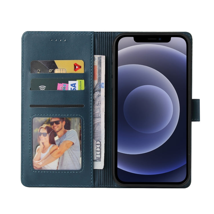GQUTROBE Skin Feel Magnetic Leather Phone Case For iPhone 12 mini(Blue) - HoMEdemic™ 