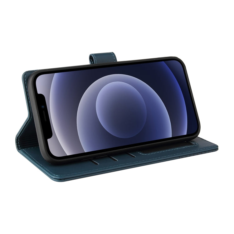 GQUTROBE Skin Feel Magnetic Leather Phone Case For iPhone 12 mini(Blue) - HoMEdemic™ 