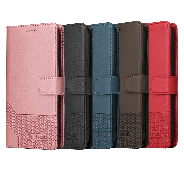 GQUTROBE Skin Feel Magnetic Leather Phone Case For iPhone 12 mini(Red) - HoMEdemic™ 