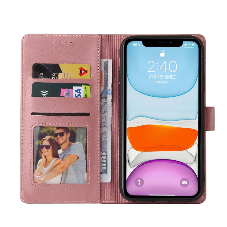 For iPhone 11 GQUTROBE Skin Feel Magnetic Leather Phone Case (Rose Gold) - HoMEdemic™ 