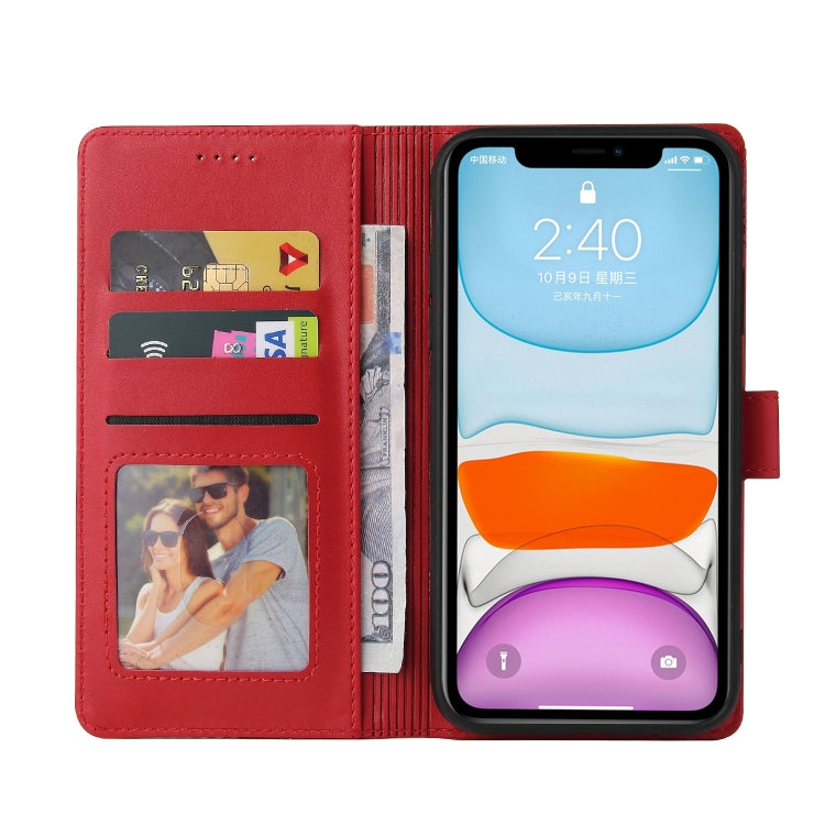 For iPhone 11 GQUTROBE Skin Feel Magnetic Leather Phone Case (Red) - HoMEdemic™ 