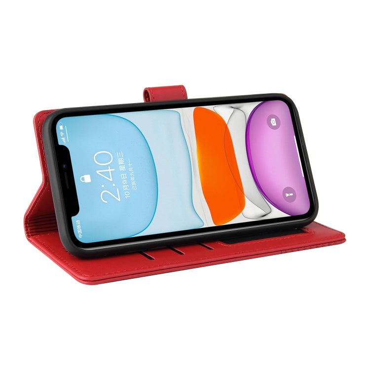 For iPhone 11 GQUTROBE Skin Feel Magnetic Leather Phone Case (Red) - HoMEdemic™ 