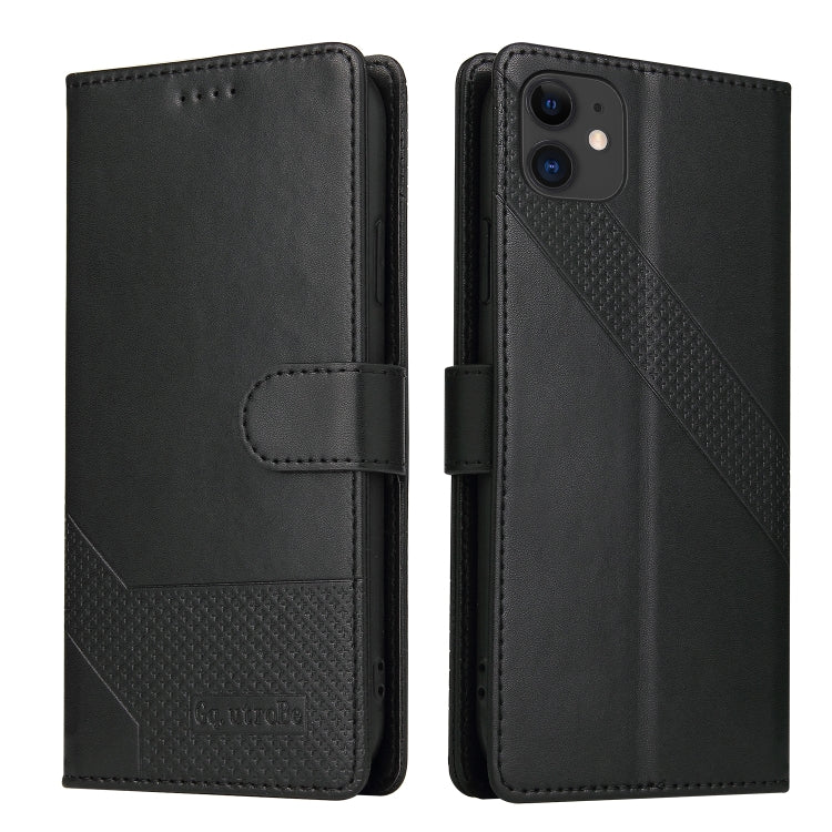 For iPhone 11 GQUTROBE Skin Feel Magnetic Leather Phone Case (Black) - HoMEdemic™ 