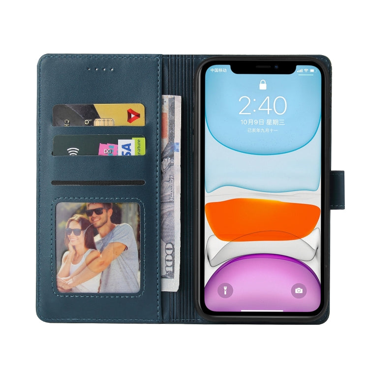 For iPhone 11 GQUTROBE Skin Feel Magnetic Leather Phone Case (Blue) - HoMEdemic™ 