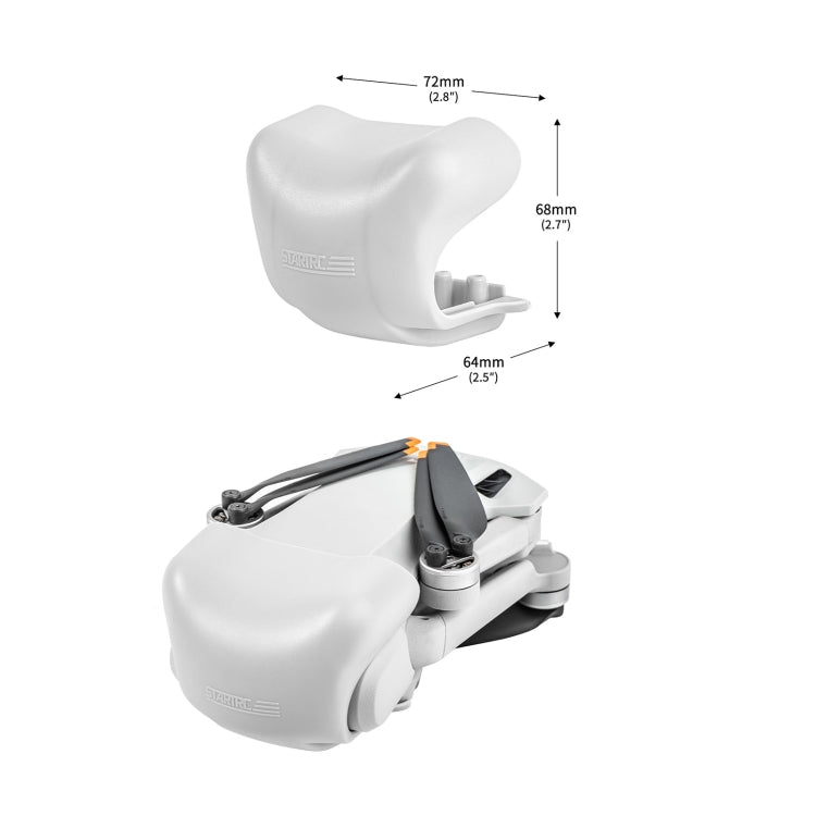 Lens Caps Vision Sensor Sunshade Cover For DJI Mini 3 Pro(Grey) - HoMEdemic™ 