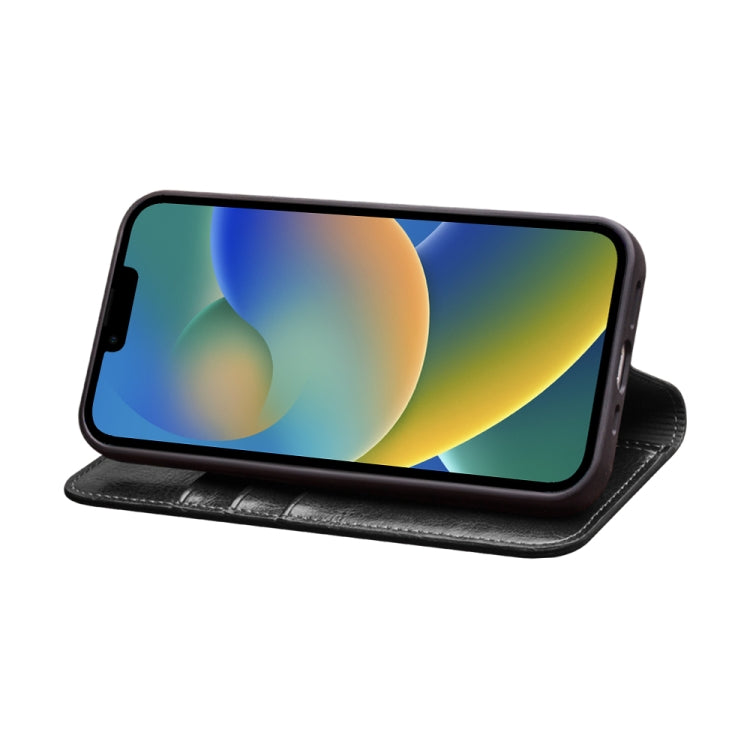 For iPhone 14 QIALINO Horizontal Flip Leather Phone Case (Black) - HoMEdemic™ 
