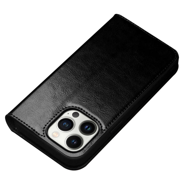 For iPhone 14 Pro QIALINO Horizontal Flip Leather Phone Case(Black) - HoMEdemic™ 