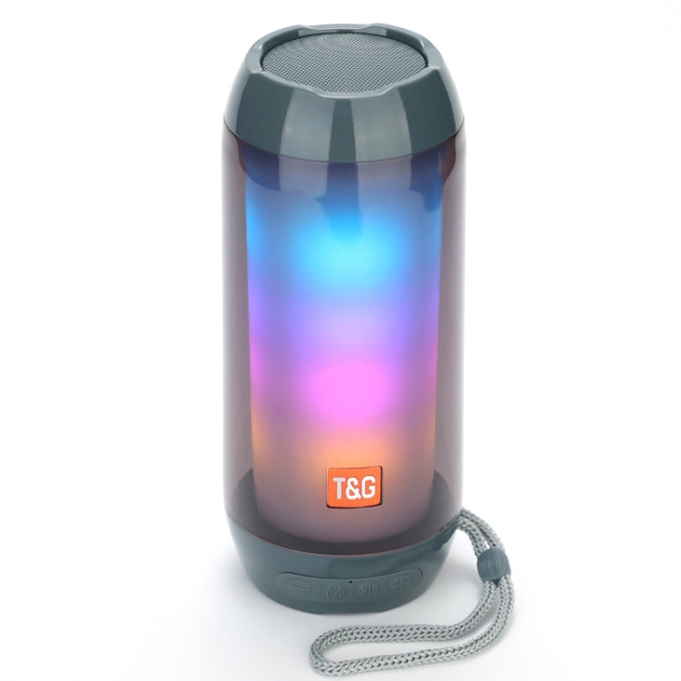 T&G TG643 Portable LED Light Waterproof Subwoofer Wireless Bluetooth Speaker(Grey) - HoMEdemic™ 