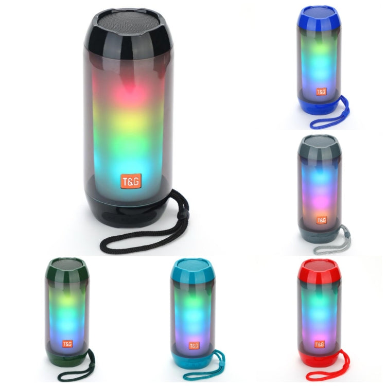 T&G TG643 Portable LED Light Waterproof Subwoofer Wireless Bluetooth Speaker(Red) - HoMEdemic™ 