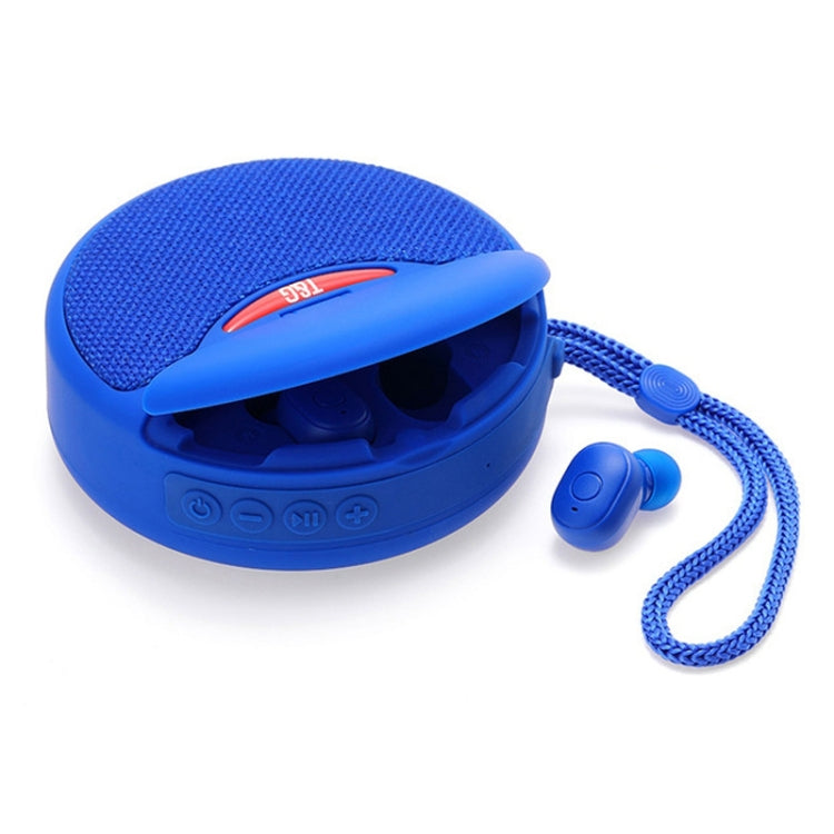 T&G TG808 2 in 1 Mini Wireless Bluetooth Speaker Wireless Headphones(Blue) - HoMEdemic™ 
