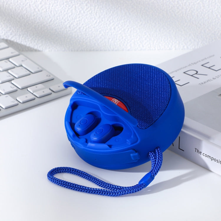 T&G TG808 2 in 1 Mini Wireless Bluetooth Speaker Wireless Headphones(Blue) - HoMEdemic™ 