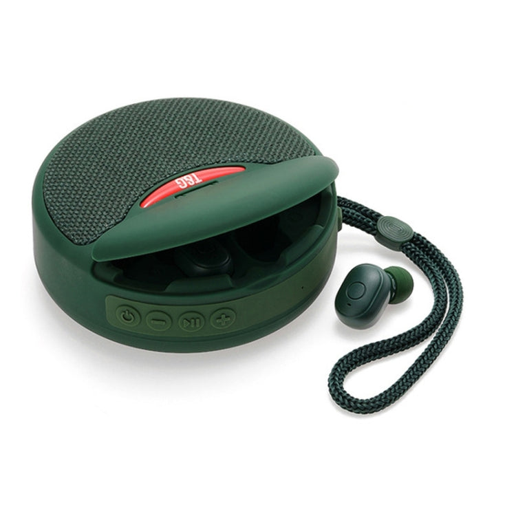 T&G TG808 2 in 1 Mini Wireless Bluetooth Speaker Wireless Headphones(Green) - HoMEdemic™ 