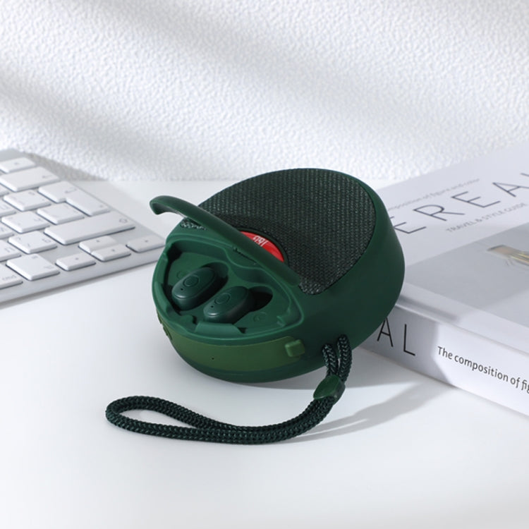 T&G TG808 2 in 1 Mini Wireless Bluetooth Speaker Wireless Headphones(Green) - HoMEdemic™ 
