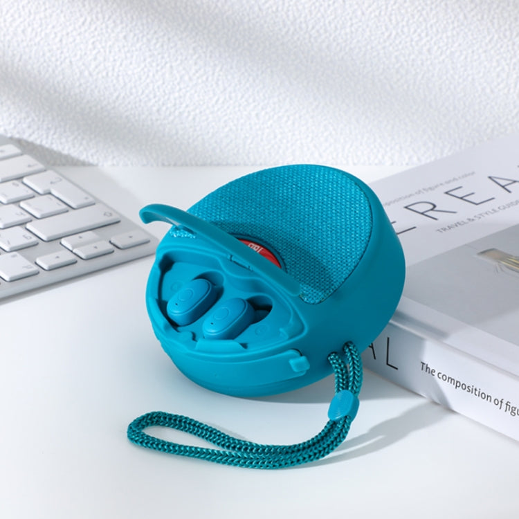 T&G TG808 2 in 1 Mini Wireless Bluetooth Speaker Wireless Headphones(Light Blue) - HoMEdemic™ 