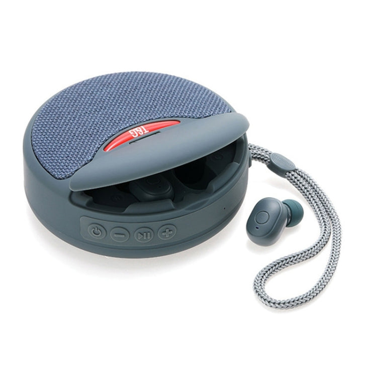 T&G TG808 2 in 1 Mini Wireless Bluetooth Speaker Wireless Headphones(Grey) - HoMEdemic™ 