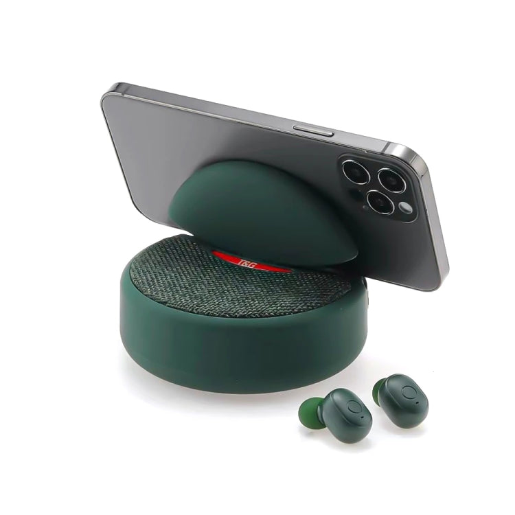 T&G TG808 2 in 1 Mini Wireless Bluetooth Speaker Wireless Headphones(Green) - HoMEdemic™ 