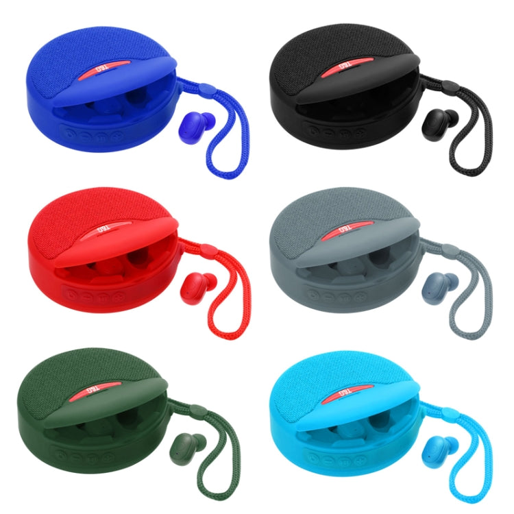 T&G TG808 2 in 1 Mini Wireless Bluetooth Speaker Wireless Headphones(Light Blue) - HoMEdemic™ 