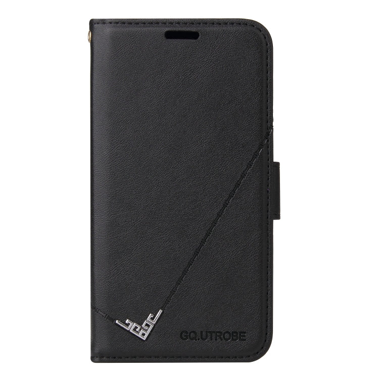For iPhone 11 GQUTROBE Right Angle Leather Phone Case (Black) - HoMEdemic™ 