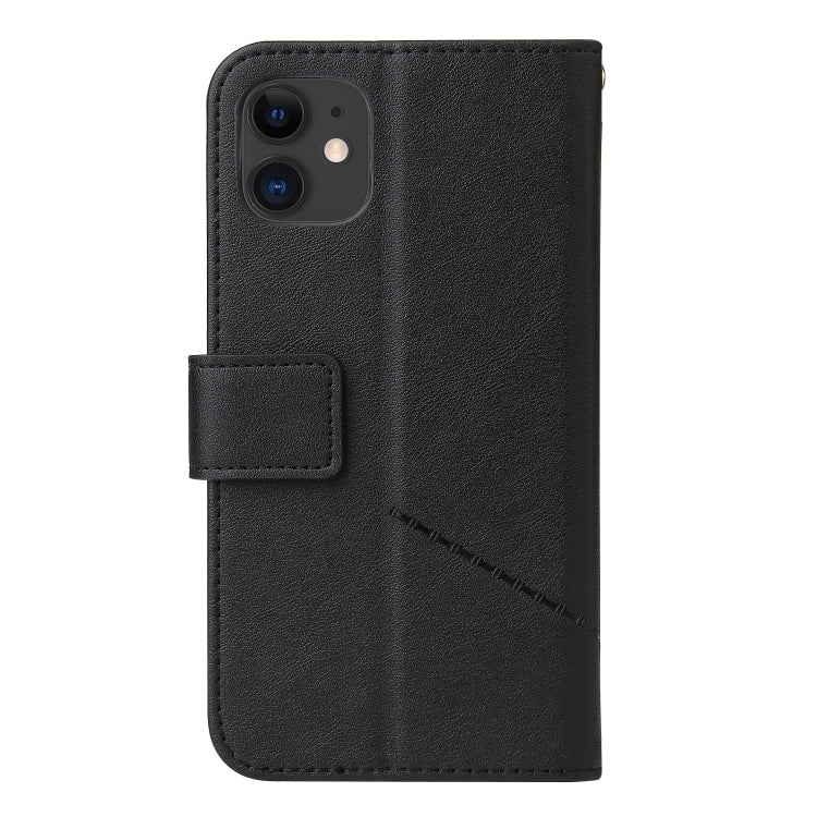 For iPhone 11 GQUTROBE Right Angle Leather Phone Case (Black) - HoMEdemic™ 