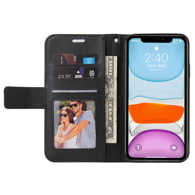 For iPhone 11 GQUTROBE Right Angle Leather Phone Case (Black) - HoMEdemic™ 