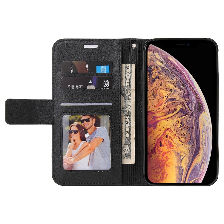 For iPhone XS Max GQUTROBE Right Angle Leather Phone Case(Black) - HoMEdemic™ 