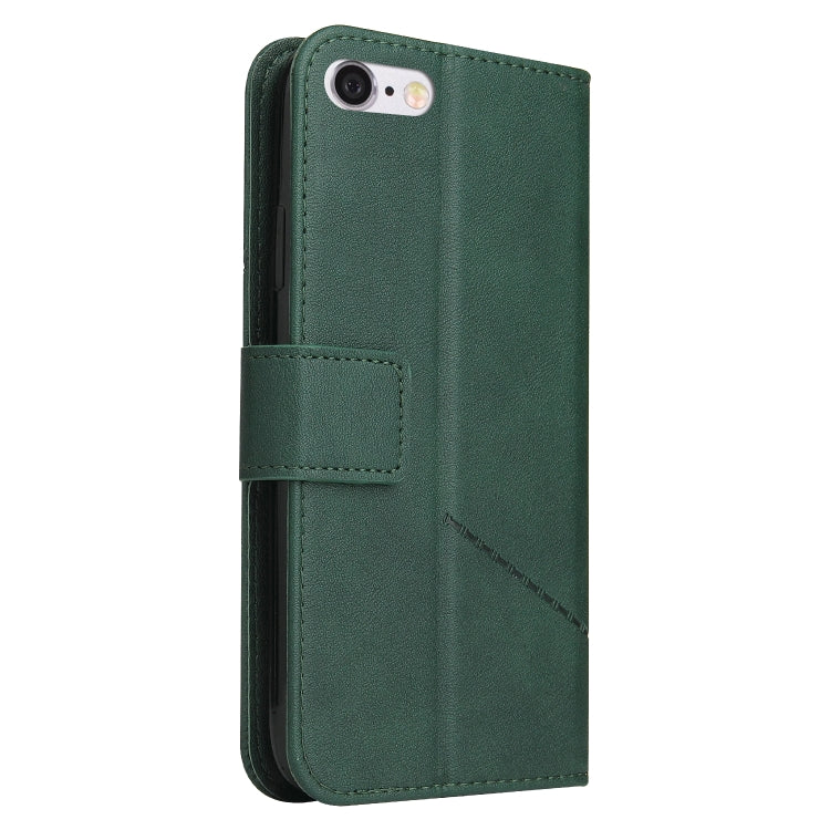 GQUTROBE Right Angle Leather Phone Case For iPhone 7 / 8 / SE 2020 / SE 2022(Green) - HoMEdemic™ 