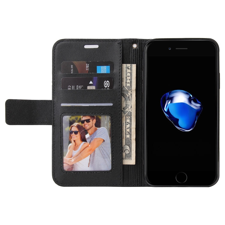 GQUTROBE Right Angle Leather Phone Case For iPhone 7 / 8 / SE 2020 / SE 2022(Black) - HoMEdemic™ 