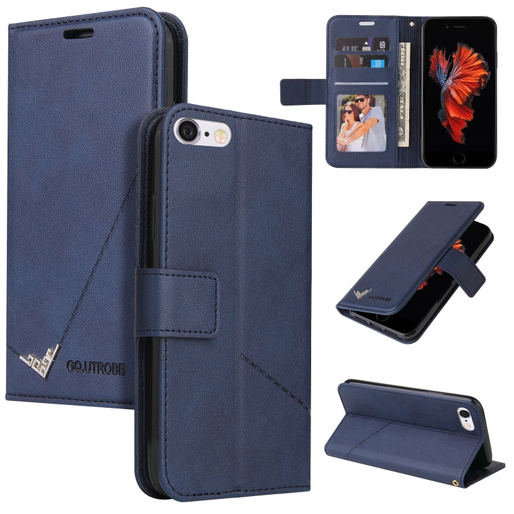 GQUTROBE Right Angle Leather Phone Case For iPhone 6 Plus / 6s Plus(Blue) - HoMEdemic™ 