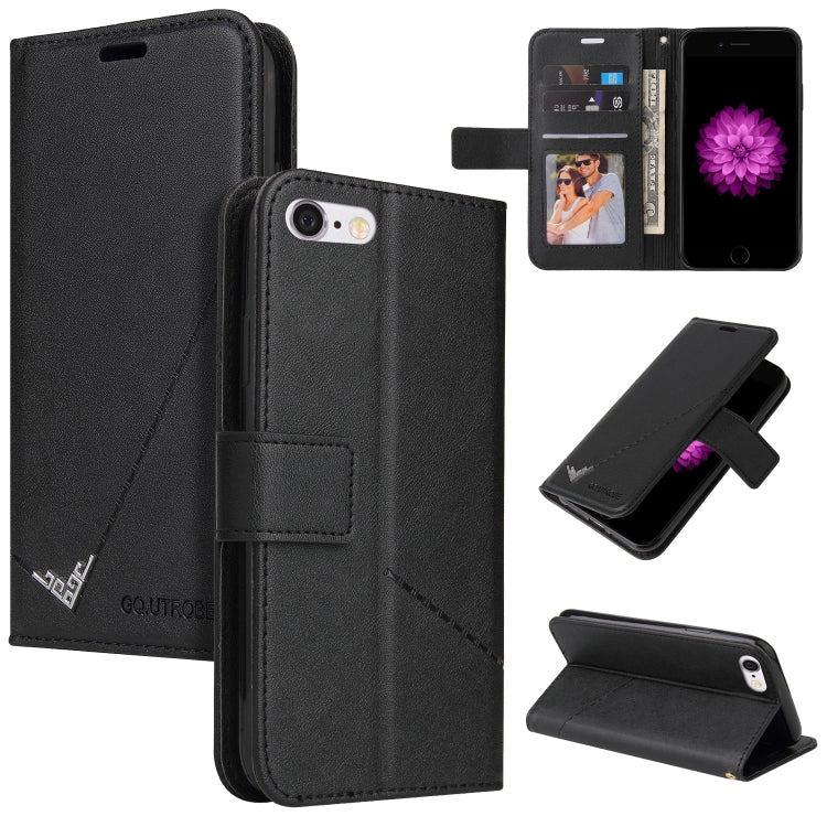 GQUTROBE Right Angle Leather Phone Case For iPhone 6 / 6S(Black) - HoMEdemic™ 