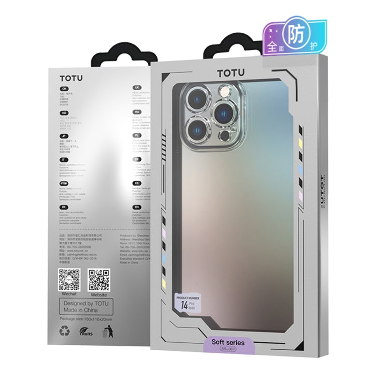 For iPhone 14 TOTUDESIGN AA-067 Soft Series TPU Phone Case (Transparent) - HoMEdemic™ 