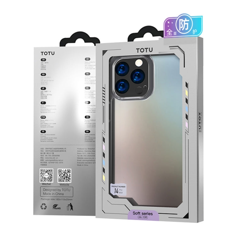 For iPhone 14 Pro Max TOTUDESIGN AA-106 Crystal Shield Series TPU Phone Case (Transparent) - HoMEdemic™ 