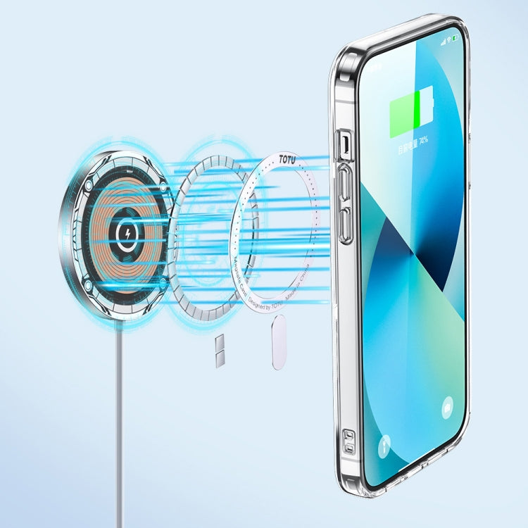 For iPhone 14 Pro TOTUDESIGN AA-160 Crystal Shield Series MagSafe Case(Transparent) - HoMEdemic™ 