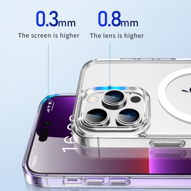 For iPhone 14 Pro TOTUDESIGN AA-160 Crystal Shield Series MagSafe Case(Transparent) - HoMEdemic™ 