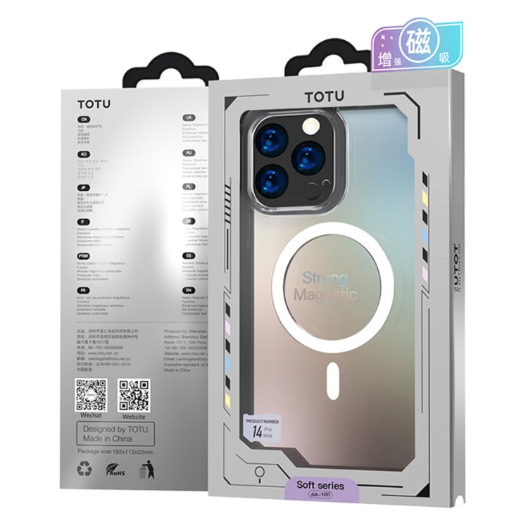 For iPhone 14 Pro TOTUDESIGN AA-160 Crystal Shield Series MagSafe Case(Transparent) - HoMEdemic™ 