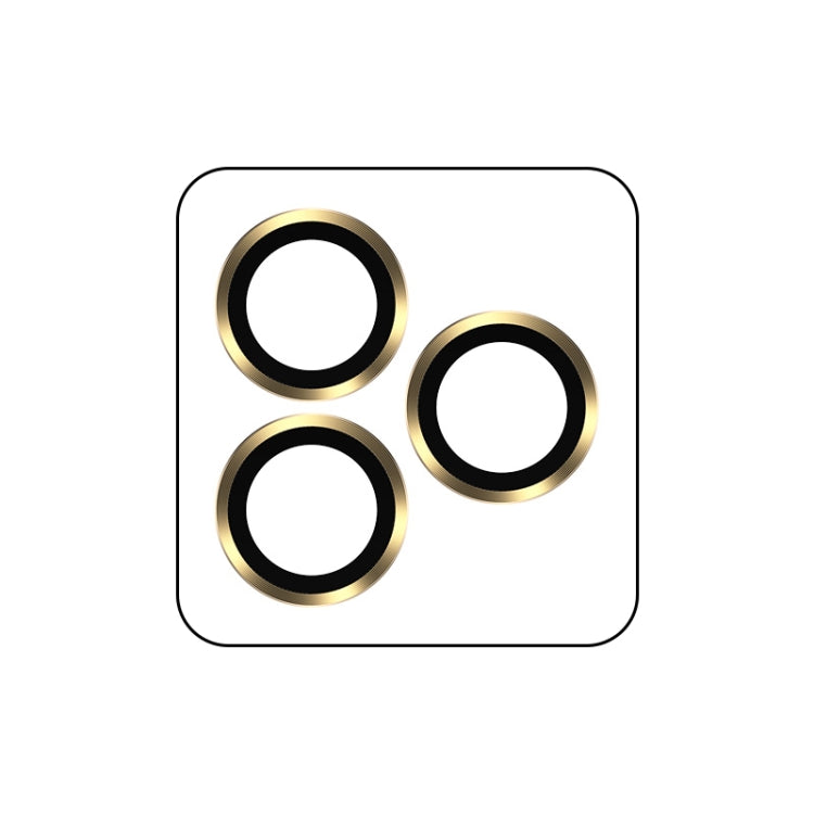 For iPhone 14 Pro / 14 Pro Max TOTUDESIGN AB-061 Golden Shield Series Metal Frame Camera Lens Film(Gold) - HoMEdemic™ 