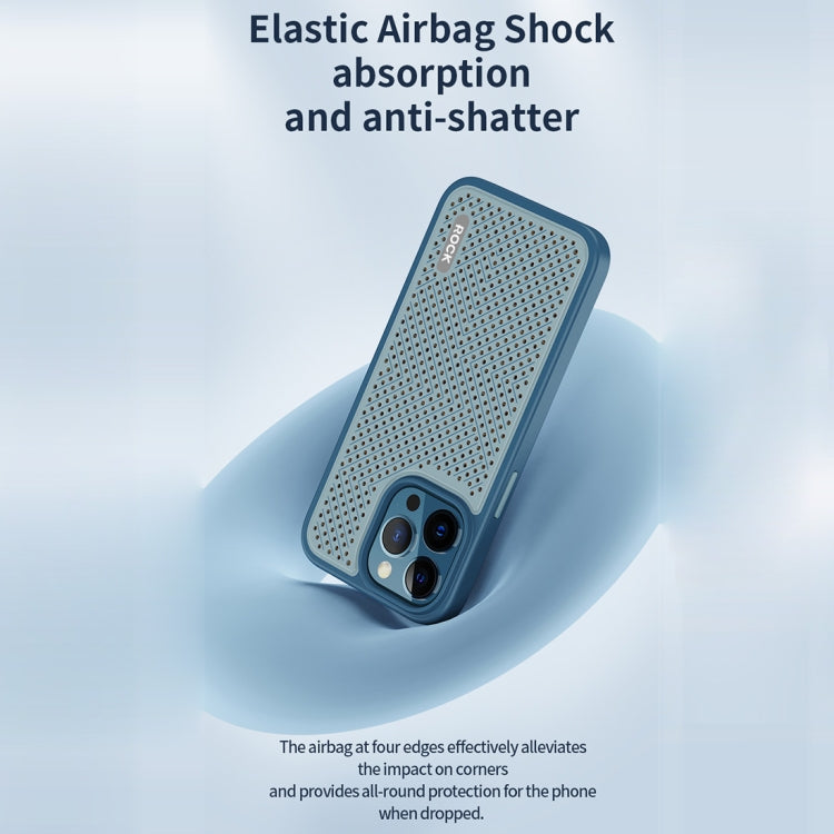 For iPhone 14 Plus ROCK Graphene Heat Dissipation Phone Case (Blue) - HoMEdemic™ 