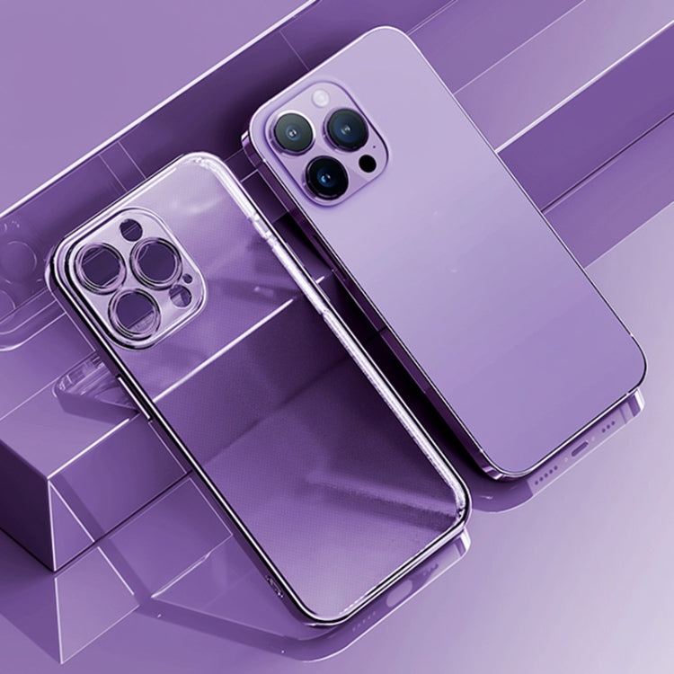 For iPhone 14 Plus ROCK Frosted Plated Phone Case (Purple) - HoMEdemic™ 