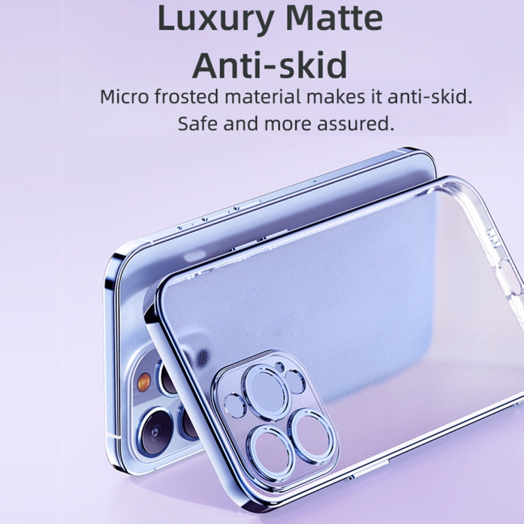 For iPhone 14 Plus ROCK Frosted Plated Phone Case (Blue) - HoMEdemic™ 