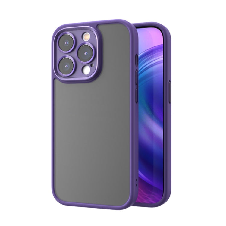 For iPhone 14 Pro ROCK Guard Skin-feel Phone Case(Purple) - HoMEdemic™ 