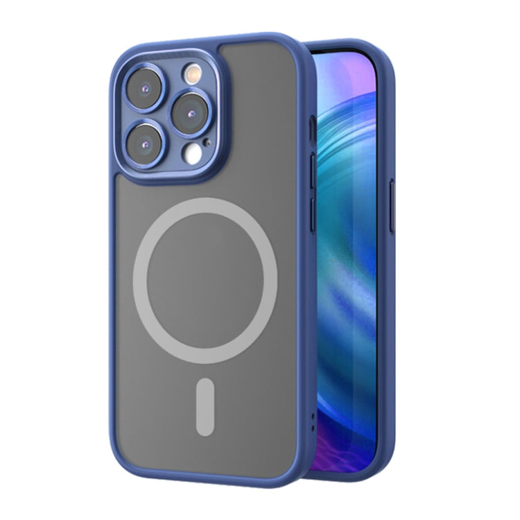 For iPhone 14 Plus ROCK Guard Skin-feel MagSafe Phone Case (Blue) - HoMEdemic™ 