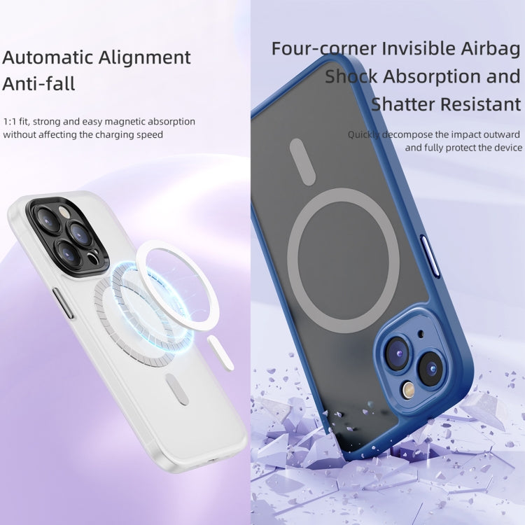 For iPhone 14 Plus ROCK Guard Skin-feel MagSafe Phone Case (Purple) - HoMEdemic™ 
