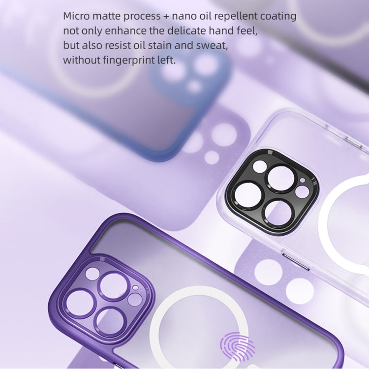 For iPhone 14 Plus ROCK Guard Skin-feel MagSafe Phone Case (Purple) - HoMEdemic™ 