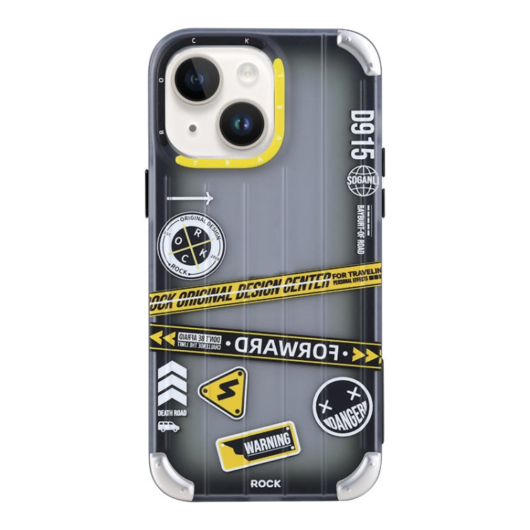 For iPhone 14 Plus ROCK InShare Travel Series PC+TPU Phone Case (D915 Highway) - HoMEdemic™ 