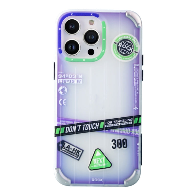 For iPhone 14 Pro Max ROCK InShare Travel Series PC+TPU Phone Case (Deep Space Tour) - HoMEdemic™ 