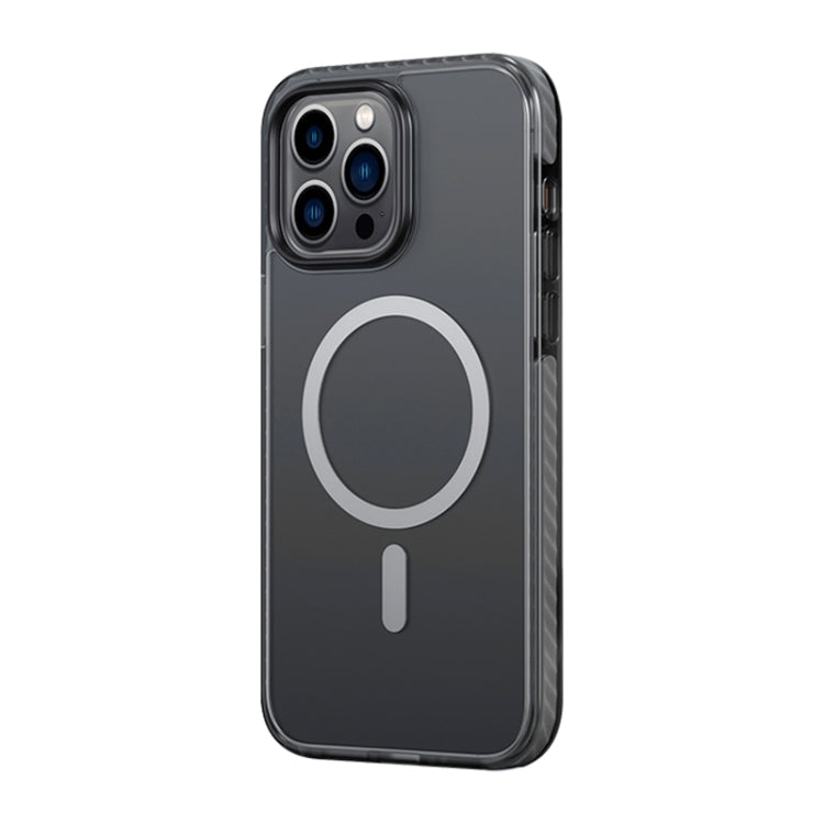 For iPhone 14 Pro ROCK Double-layer Armor Shield MagSafe Magnetic Phone Case(Black) - HoMEdemic™ 